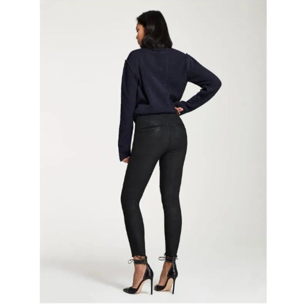 Dl1961 Sz. 24 Haven Black Coated Denim Leggings — image 4 of 8